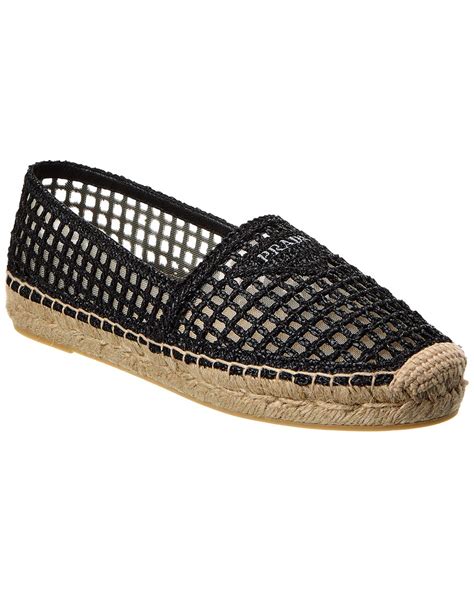 prada mesh espadrilles|Women's Prada Espadrille Sandals .